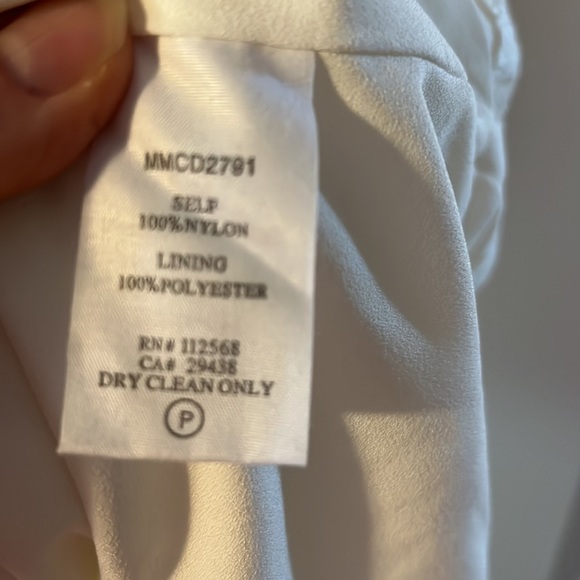 MM Couture cream colored mini dress. Labeled as a L. It is a size small. - Picture 3 of 4